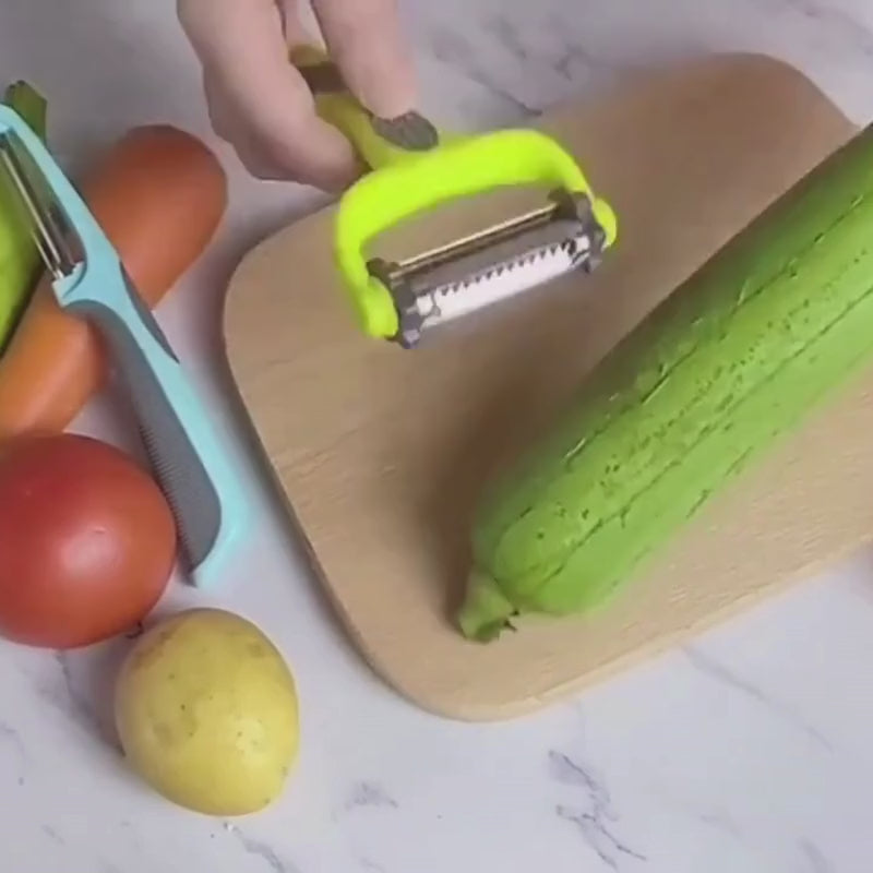 🥕 Pelador de verduras rápido 3 en 1